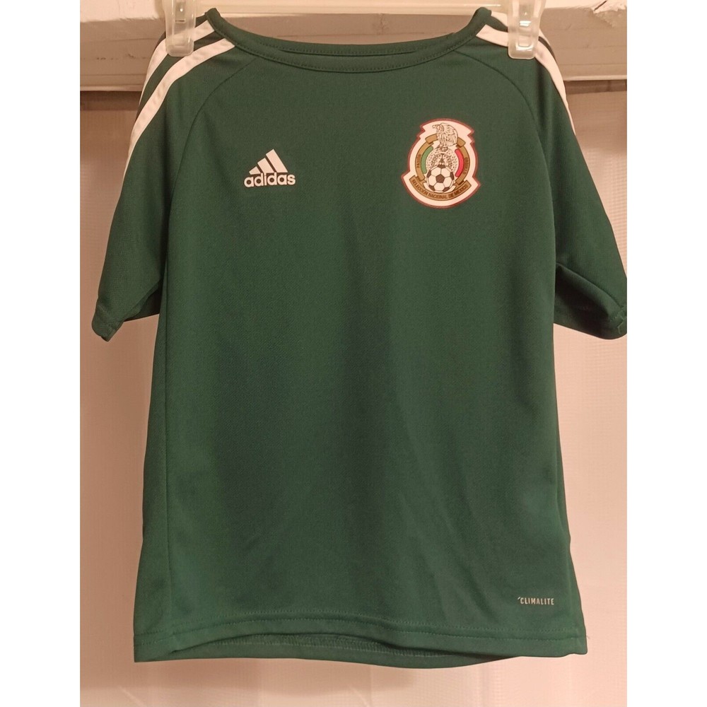 Adidas Mexico 2018 World Cup Youth Jersey Small With Climalite